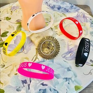 5pcs Spiritual Rubber bracelet for children 🙏 get it before it’s gone